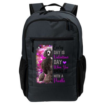 Wo Giant Poodle Dog Valentines Day Mom Dogs Cool Gift Daily Commute Backpack