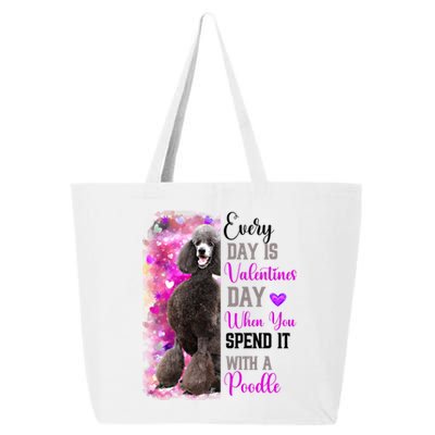 Wo Giant Poodle Dog Valentines Day Mom Dogs Cool Gift 25L Jumbo Tote