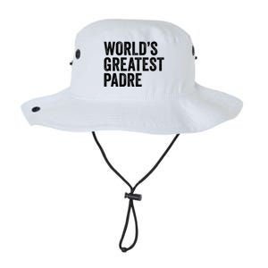 Worlds Greatest Padre Funny Dad Father Or Grandpa Gift Legacy Cool Fit Booney Bucket Hat