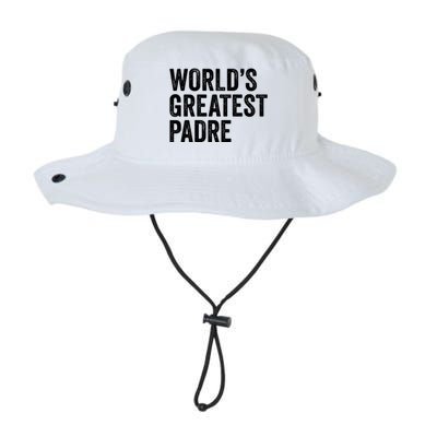 Worlds Greatest Padre Funny Dad Father Or Grandpa Gift Legacy Cool Fit Booney Bucket Hat