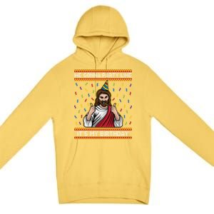 We Gonna Party Like ItS My Birthday Christmas Jesus Lovers Gift Premium Pullover Hoodie