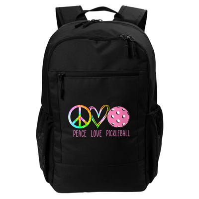 WoM.e.ns Girls Pickleball Shirts Retired Ladies Peace Love Pickleball V-Neck Backpack
