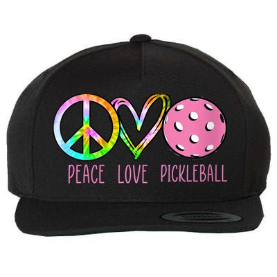 WoM.e.ns Girls Pickleball Shirts Retired Ladies Peace Love Pickleball V-Neck Wool Snapback Cap