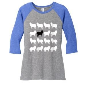 Womens Gift Princess Diana Holiday Black Sheep Gift Funny Sweater Memorabilia Gi Women's Tri-Blend 3/4-Sleeve Raglan Shirt