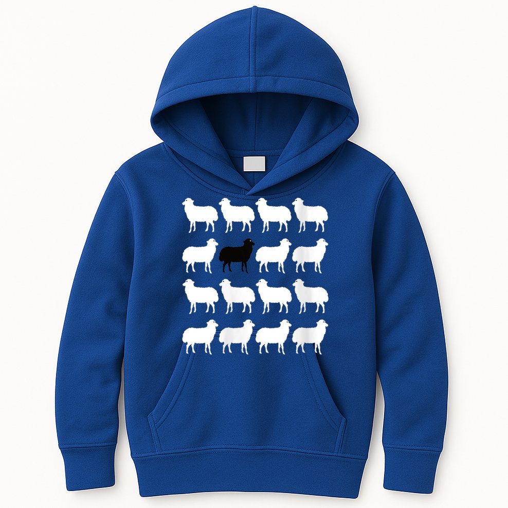 Womens Gift Princess Diana Holiday Black Sheep Gift Funny Sweater Memorabilia Gi Kids Hoodie