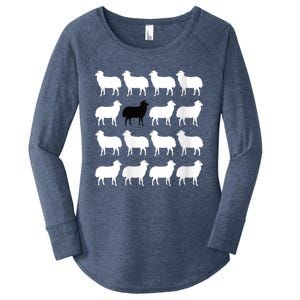 Womens Gift Princess Diana Holiday Black Sheep Gift Funny Sweater Memorabilia Gi Women's Perfect Tri Tunic Long Sleeve Shirt