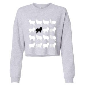 Womens Gift Princess Diana Holiday Black Sheep Gift Funny Sweater Memorabilia Gi Cropped Pullover Crew