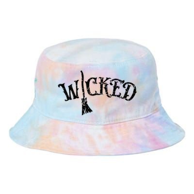 Wicked Graphic Quote Halloween Witchcraft Wiccan Tie Dye Newport Bucket Hat