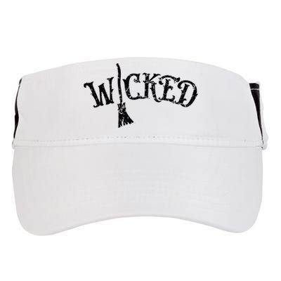 Wicked Graphic Quote Halloween Witchcraft Wiccan Adult Drive Performance Visor