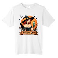 Wicked Girl Retro Pin Up Witch Halloween Tall Fusion ChromaSoft Performance T-Shirt