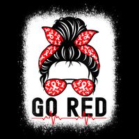 Womens Go Red American Heart Health Month Awareness In February Cooling Performance Crew T-Shirt