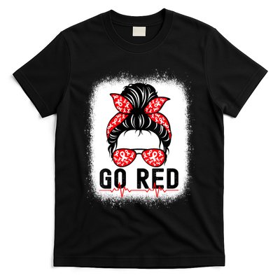 Womens Go Red American Heart Health Month Awareness In February T-Shirt