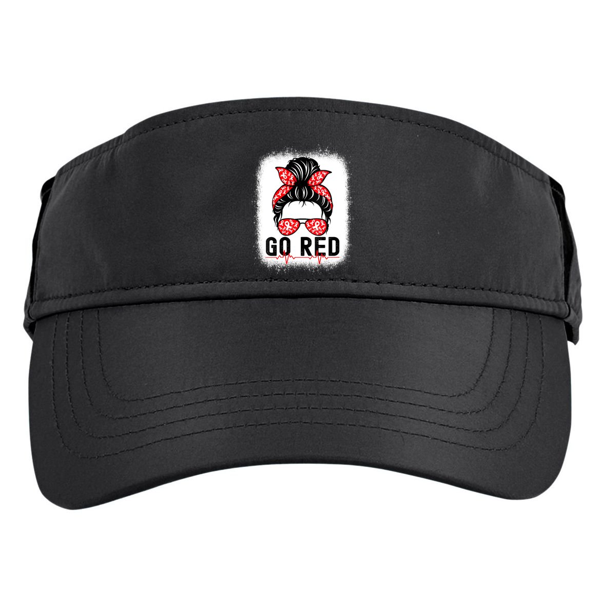 Womens Go Red American Heart Health Month Awareness In February Adult Drive Performance Visor