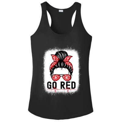 Womens Go Red American Heart Health Month Awareness In February Ladies PosiCharge Competitor Racerback Tank