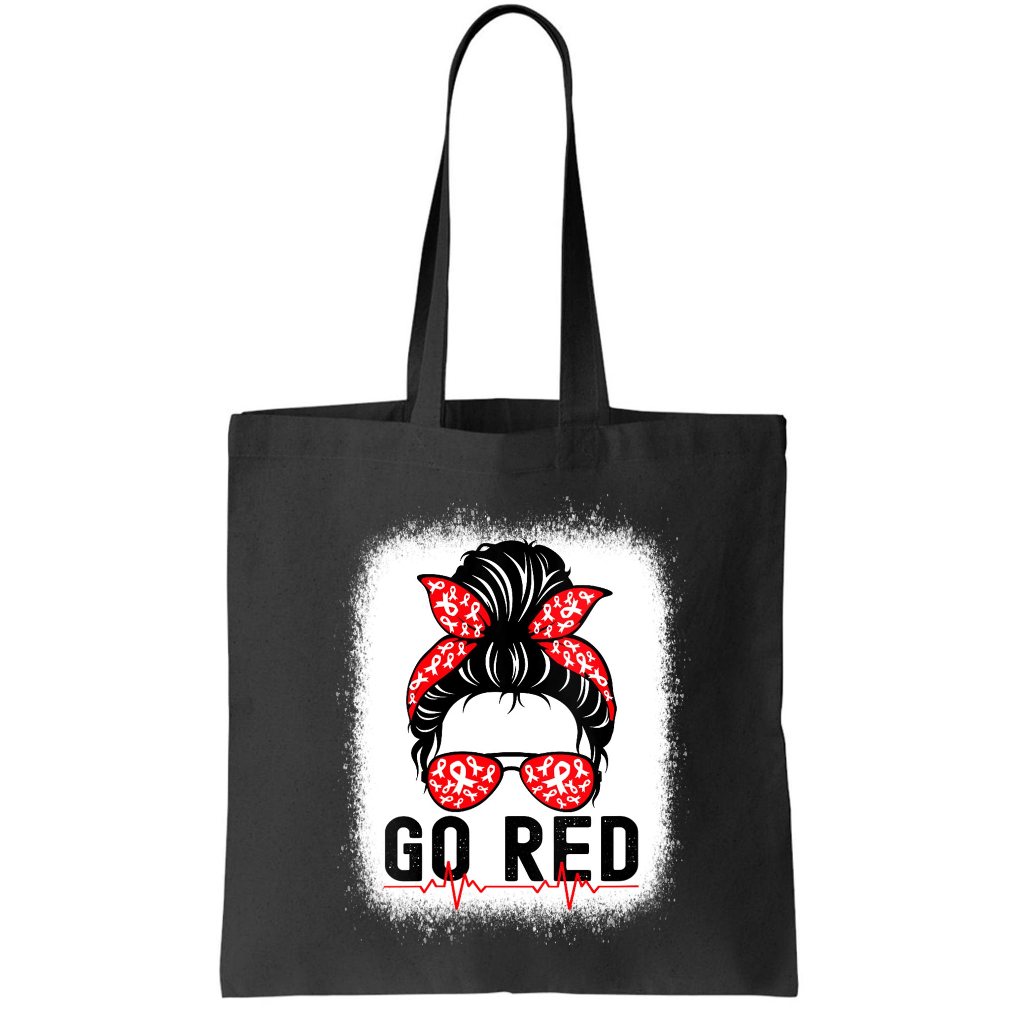 Womens Go Red American Heart Health Month Awareness In February Bag