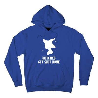 Witches Get Shit Done Funny Spooky Vibes Halloween Costume Meaningful Gift Tall Hoodie