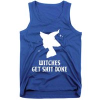 Witches Get Shit Done Funny Spooky Vibes Halloween Costume Meaningful Gift Tank Top