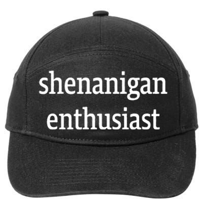 Women's Graphic Shenanigan Enthusiast 7-Panel Snapback Hat