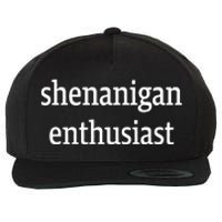 Women's Graphic Shenanigan Enthusiast Wool Snapback Cap