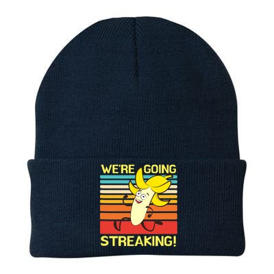 We're Going Streaking Tank Top Knit Cap Winter Beanie