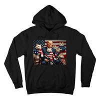 We’Re Gonna Save The Cats Funny Trump Vote 2024 America Hoodie