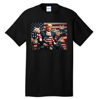 We’Re Gonna Save The Cats Funny Trump Vote 2024 America Tall T-Shirt