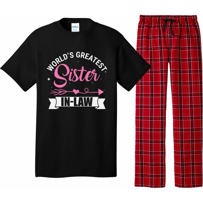 World's Greatest Sisterinlaw From Brotherinlaw Pajama Set