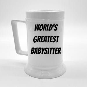 World’s Greatest Sitter Sitters Gift Beer Stein