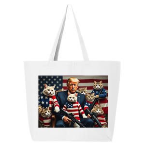 We’Re Gonna Save The Cats Funny Trump Vote 2024 America Gift 25L Jumbo Tote