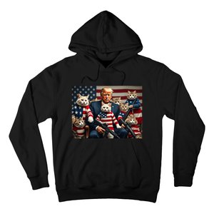 We’Re Gonna Save The Cats Funny Trump Vote 2024 America Hoodie