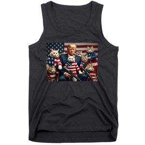 We’Re Gonna Save The Cats Funny Trump Vote 2024 America Tank Top