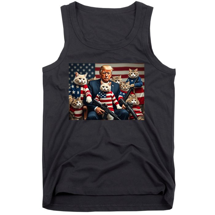 We’Re Gonna Save The Cats Funny Trump Vote 2024 America Tank Top