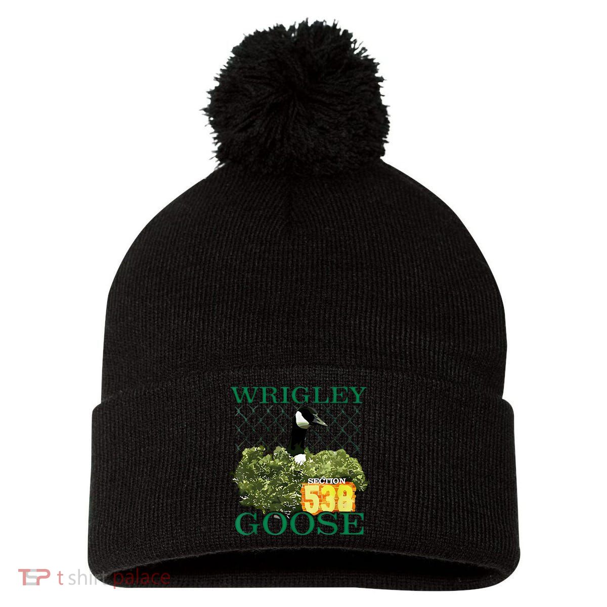 Wrigley Goose Section 538  Pom Pom 12in Knit Beanie