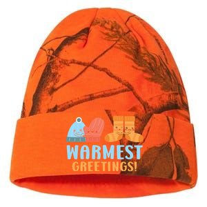 Warmest Greetings Snow Snowy Climate Winter Season Meaningful Gift Kati Licensed 12" Camo Beanie