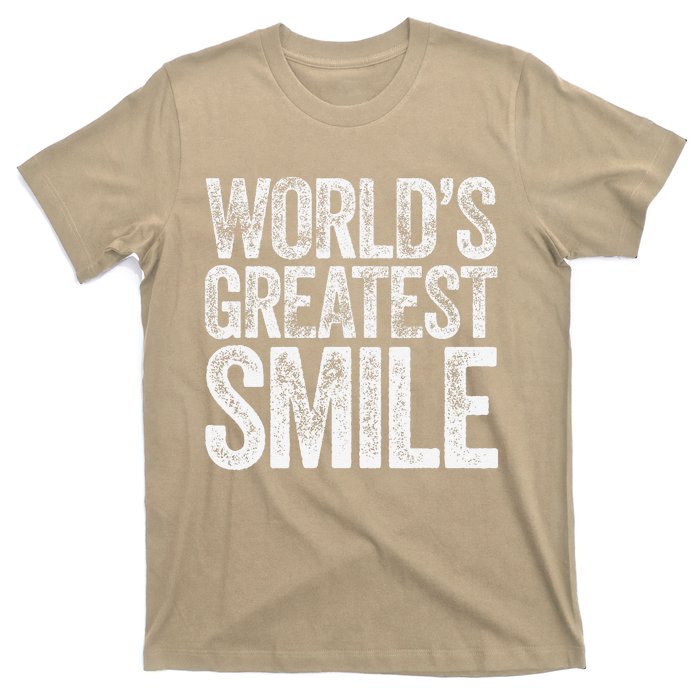 WorldS Greatest Smile Funny Award T-Shirt