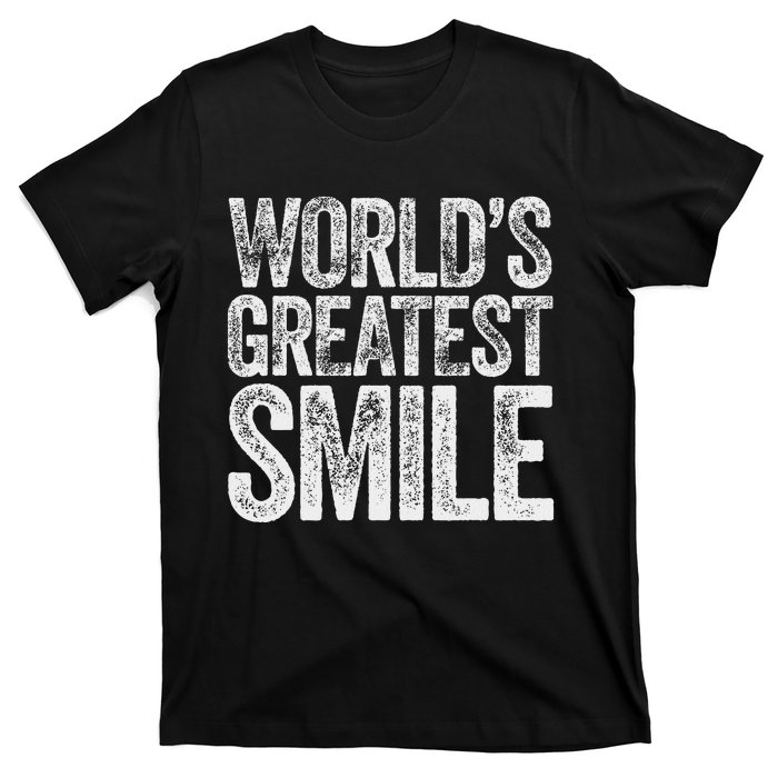 WorldS Greatest Smile Funny Award T-Shirt