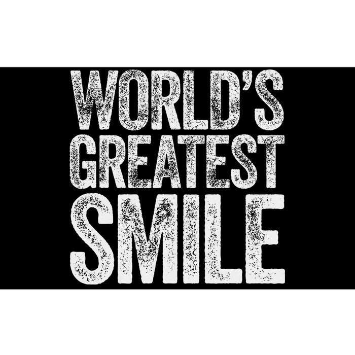 WorldS Greatest Smile Funny Award Bumper Sticker