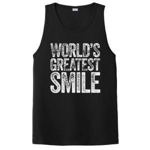 WorldS Greatest Smile Funny Award PosiCharge Competitor Tank