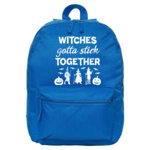 Witches Gotta Stick Together Witchy Halloween Season Gift 16 in Basic Backpack