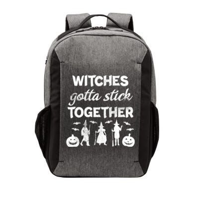 Witches Gotta Stick Together Witchy Halloween Season Gift Vector Backpack