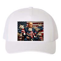 We’Re Gonna Save The Cats Funny Trump Vote 2024 America Yupoong Adult 5-Panel Trucker Hat