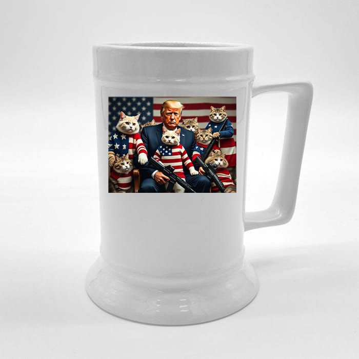 We’Re Gonna Save The Cats Funny Trump Vote 2024 America Beer Stein