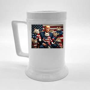 We’Re Gonna Save The Cats Funny Trump Vote 2024 America Beer Stein