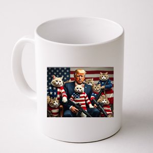 We’Re Gonna Save The Cats Funny Trump Vote 2024 America Coffee Mug