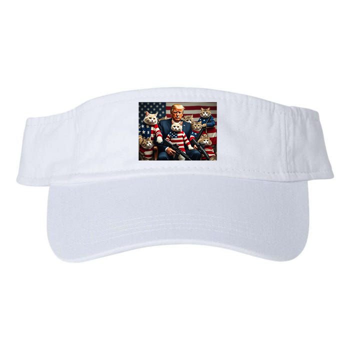 We’Re Gonna Save The Cats Funny Trump Vote 2024 America Valucap Bio-Washed Visor