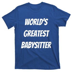 World’s Greatest Sitter Sitters Gift T-Shirt