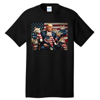 We’Re Gonna Save The Cats Funny Trump Vote 2024 America Tall T-Shirt