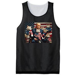 We’Re Gonna Save The Cats Funny Trump Vote 2024 America Mesh Reversible Basketball Jersey Tank