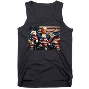 We’Re Gonna Save The Cats Funny Trump Vote 2024 America Tank Top