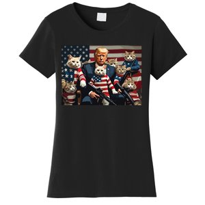 We’Re Gonna Save The Cats Funny Trump Vote 2024 America Women's T-Shirt